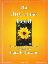 Joy of the Lord piano sheet music cover